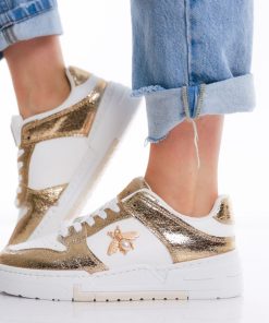 Donna DORATON Srl | Iara - Sneakers Donna Tempo Libero Oro