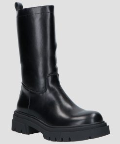 Donna DORATON Srl | Susannah - Stivali Bikers Donna Tacco 5.5 Cm Nero