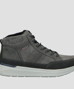 Uomo DORATON Srl | Denis - Sneakers Uomo Alta Grigio