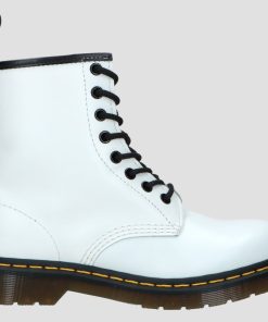 Donna DORATON Srl | Dr Martens - 1460 Smooth - Anfibi Donna Bianco