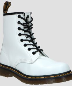 Donna DORATON Srl | Dr Martens - 1460 Smooth - Anfibi Donna Bianco