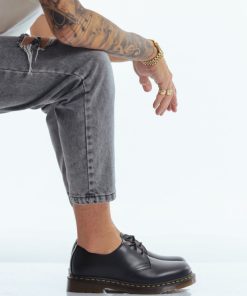 Uomo DORATON Srl | Dr Martens - 1461 Smooth - Francesine Uomo In Pelle Smooth Nero