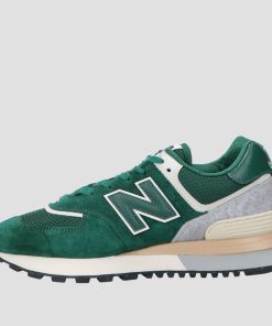 Uomo DORATON Srl | New Balance - 574 - Sneakers Uomo Verde/Grigio