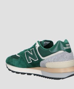 Uomo DORATON Srl | New Balance - 574 - Sneakers Uomo Verde/Grigio