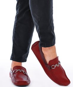 Uomo DORATON Srl | Gianni - Mocassini Uomo Con Morsetto Bordeaux