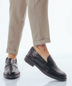 Uomo DORATON Srl | Frank - Mocassino Uomo Nero