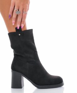 Donna DORATON Srl | Christine - Stivaletti Donna Tacco 9 Cm Nero