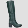 Donna DORATON Srl | Saylor - Stivali Donna Tacco 7 Cm Verde