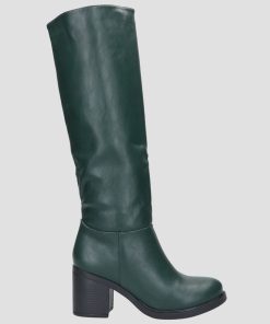 Donna DORATON Srl | Saylor - Stivali Donna Tacco 7 Cm Verde