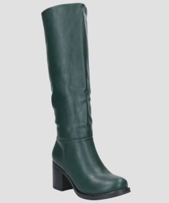 Donna DORATON Srl | Saylor - Stivali Donna Tacco 7 Cm Verde