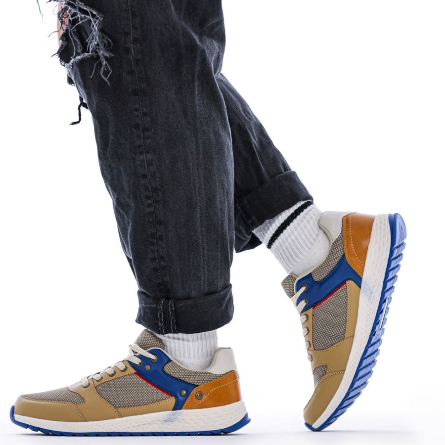 Uomo DORATON Srl | Itazero - Sneakers Uomo Traspiranti Marrone