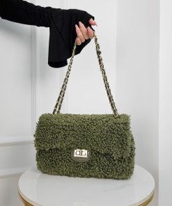 Donna DORATON Srl | Bergen - Borsa Donna A Spalla Verde