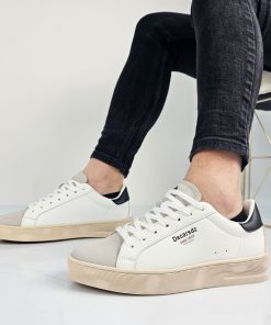 Uomo DORATON Srl | Sigmund - Sneakers Uomo Tempo Libero Bianco/Nero