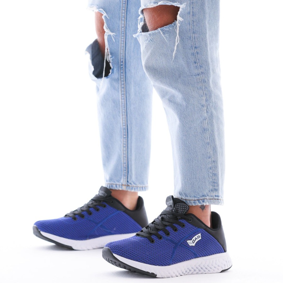 Uomo DORATON Srl | Gas Lamon - Sneakers Uomo Super Leggere Blu