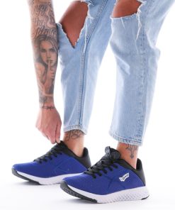 Uomo DORATON Srl | Gas Lamon - Sneakers Uomo Super Leggere Blu