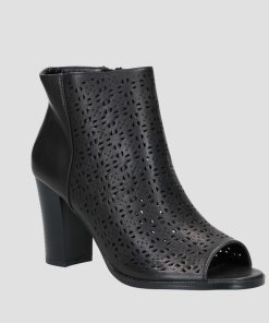 Donna DORATON Srl | Mette - Stivaletti Open Toe Tacco 9 Cm Nero