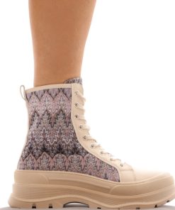 Donna DORATON Srl | Mellisa - Sneakers Donna Alte Beige