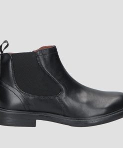 Uomo DORATON Srl | Braxton - Stivaletti Beatles Uomo In Vera Pelle Nero