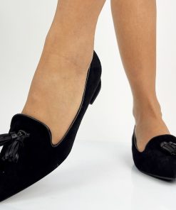 Donna DORATON Srl | Nica - Ballerine Con Nappini Nero