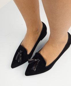 Donna DORATON Srl | Nica - Ballerine Con Nappini Nero