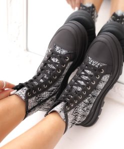 Donna DORATON Srl | Mellisa - Sneakers Donna Alte Nero