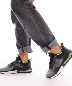 Uomo DORATON Srl | Bazaar Charm - Sneakers Tecniche Uomo Grigio Verde