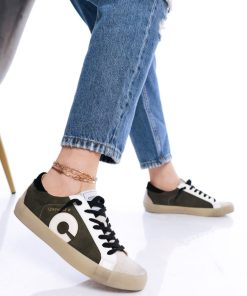 Donna DORATON Srl | Krista - Sneakers Donna Tempo Libero Khaki