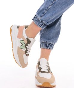 Donna DORATON Srl | Kaley - Sneakers Donna Tempo Libero Verde Militare