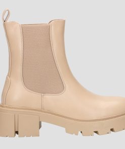 Donna DORATON Srl | Joyce - Stivaletti Beatles Donna Tacco 5 Cm Khaki