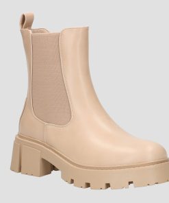 Donna DORATON Srl | Joyce - Stivaletti Beatles Donna Tacco 5 Cm Khaki