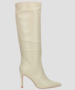 Donna DORATON Srl | Bice - Stivali Donna Tacco 9 Cm Beige