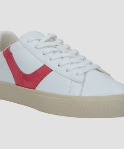 Donna DORATON Srl | Kimberlee - Sneakers Donna Tempo Libero Bianco/Rosso