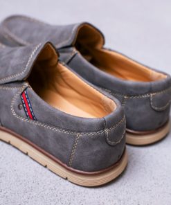 Uomo DORATON Srl | Primavera - Mocassino Uomo Casual Grigio