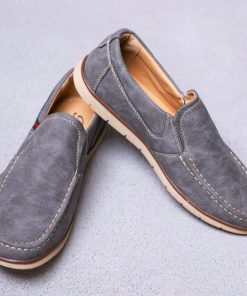 Uomo DORATON Srl | Primavera - Mocassino Uomo Casual Grigio