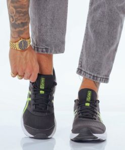 Uomo DORATON Srl | Asics - Jolt 4 - Scarpe Running Uomo Nero/Lime