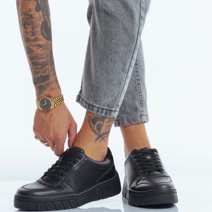 Uomo DORATON Srl | Andrew - Sneakers Uomo Nero