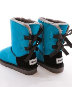 Donna DORATON Srl | Freezing - Stivali Donna Con Fiocchi Azzurro