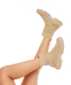 Donna DORATON Srl | Wanilla - Stivaletti Donna A Calza Khaki