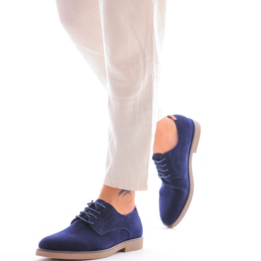 Uomo DORATON Srl | Gianni - Stringate Uomo Casual Blu