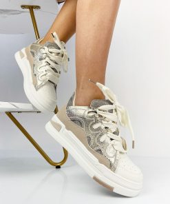 Donna DORATON Srl | Lark - Sneakers Donna Moda Beige