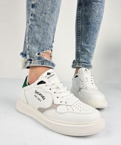 Uomo DORATON Srl | Nils - Sneakers Uomo Tempo Libero Bianco/Verde