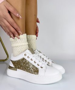 Donna DORATON Srl | Lise - Sneakers Donna Moda Oro