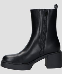 Donna DORATON Srl | Mollie - Stivaletti Donna Con Elastico Tacco 7 Cm Nero