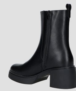 Donna DORATON Srl | Mollie - Stivaletti Donna Con Elastico Tacco 7 Cm Nero