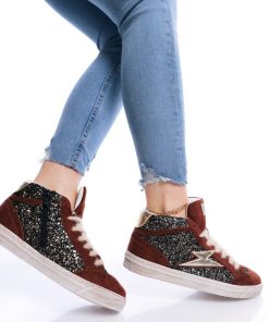 Donna DORATON Srl | Beatriz - Sneakers Donna Mid Marrone