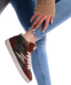 Donna DORATON Srl | Beatriz - Sneakers Donna Mid Marrone