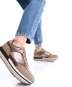 Donna DORATON Srl | Mirabelle - Sneakers Donna Tempo Libero Bronzo