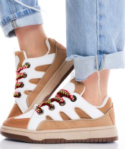 Donna DORATON Srl | Fedra - Sneakers Donna Tempo Libero Beige