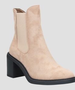 Donna DORATON Srl | Nicla - Stivaletti Beatles Tacco 7.5 Cm Khaki