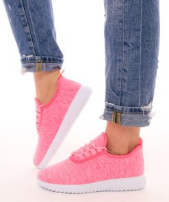 Donna DORATON Srl | D.T.New York - Sneakers Donna Leggera In Tessuto Mesh Rosa